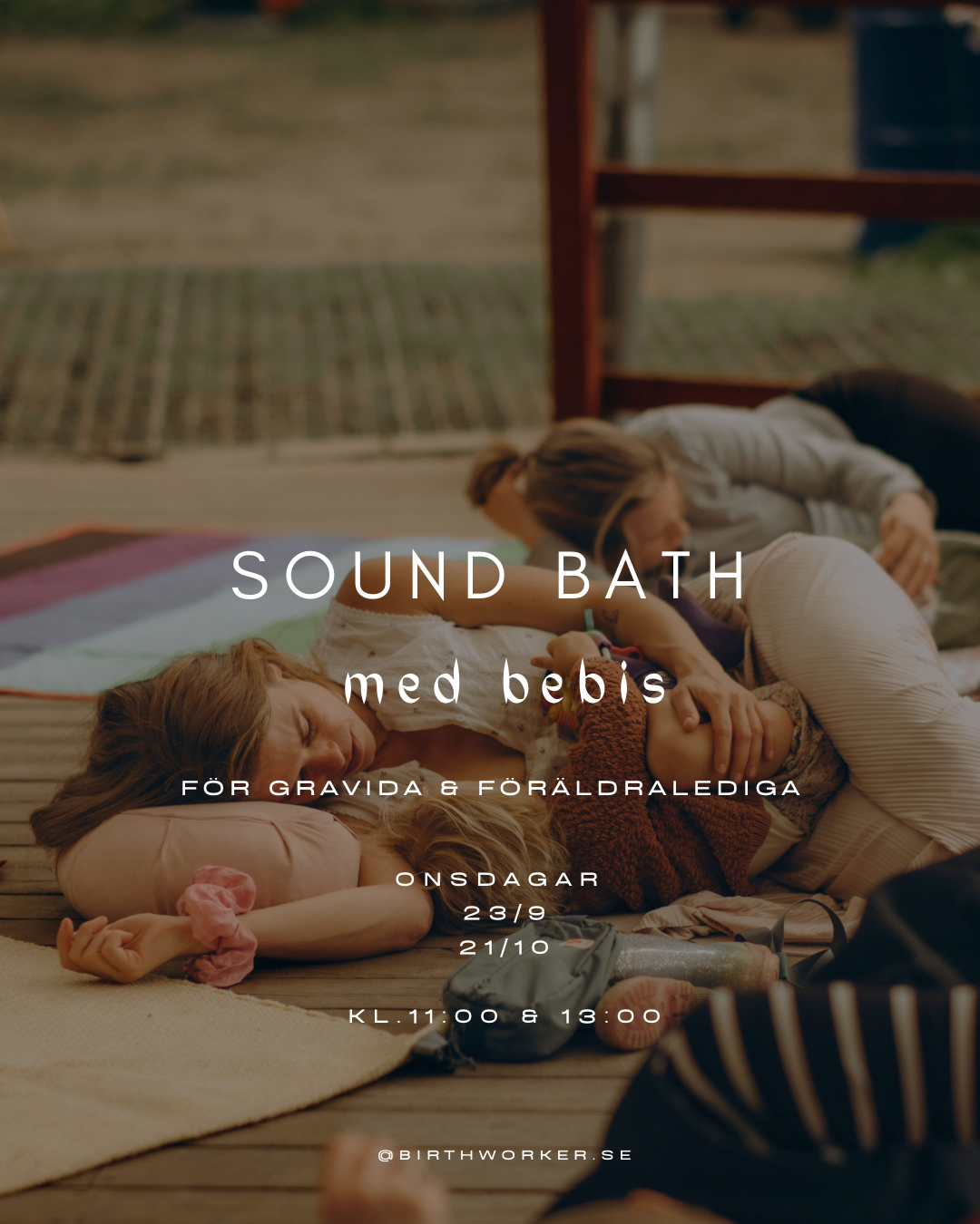 Sound bath med bebis (gravida & föräldralediga)